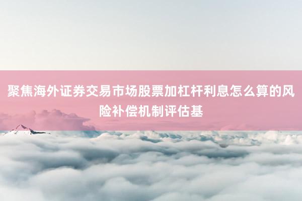 聚焦海外证券交易市场股票加杠杆利息怎么算的风险补偿机制评估基